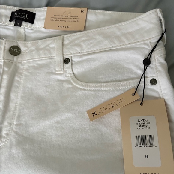 NYDJ White Jeans 16 NWT - Picture 5 of 9